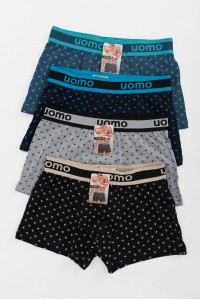 Aνδρικά εσώρουχα Boxer UOMO 4 PACK F-5946 Aνδρικά εσώρουχα Boxer UOMO 4 PACK F-5946