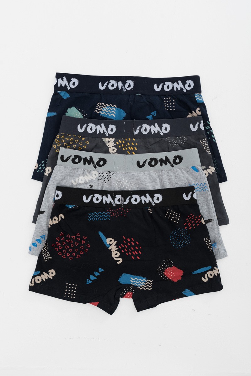 Aνδρικά εσώρουχα Boxer UOMO 4 PACK F-G5151 Aνδρικά εσώρουχα Boxer UOMO 4 PACK F-G5151