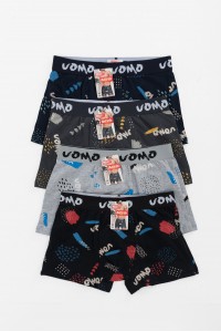 Aνδρικά εσώρουχα Boxer UOMO 4 PACK F-G5151 Aνδρικά εσώρουχα Boxer UOMO 4 PACK F-G5151