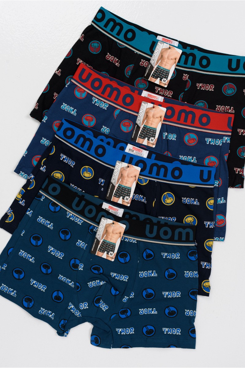Aνδρικά Boxer UOMO 4 PACK FY1925 THOR Aνδρικά Boxer UOMO 4 PACK FY1925 THOR