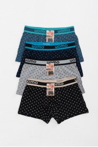 Aνδρικά εσώρουχα Boxer UOMO 4 PACK F-5946 Aνδρικά εσώρουχα Boxer UOMO 4 PACK F-5946