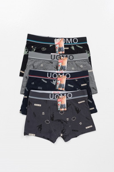 Aνδρικά Boxer UOMO 4 PACK  FY2745