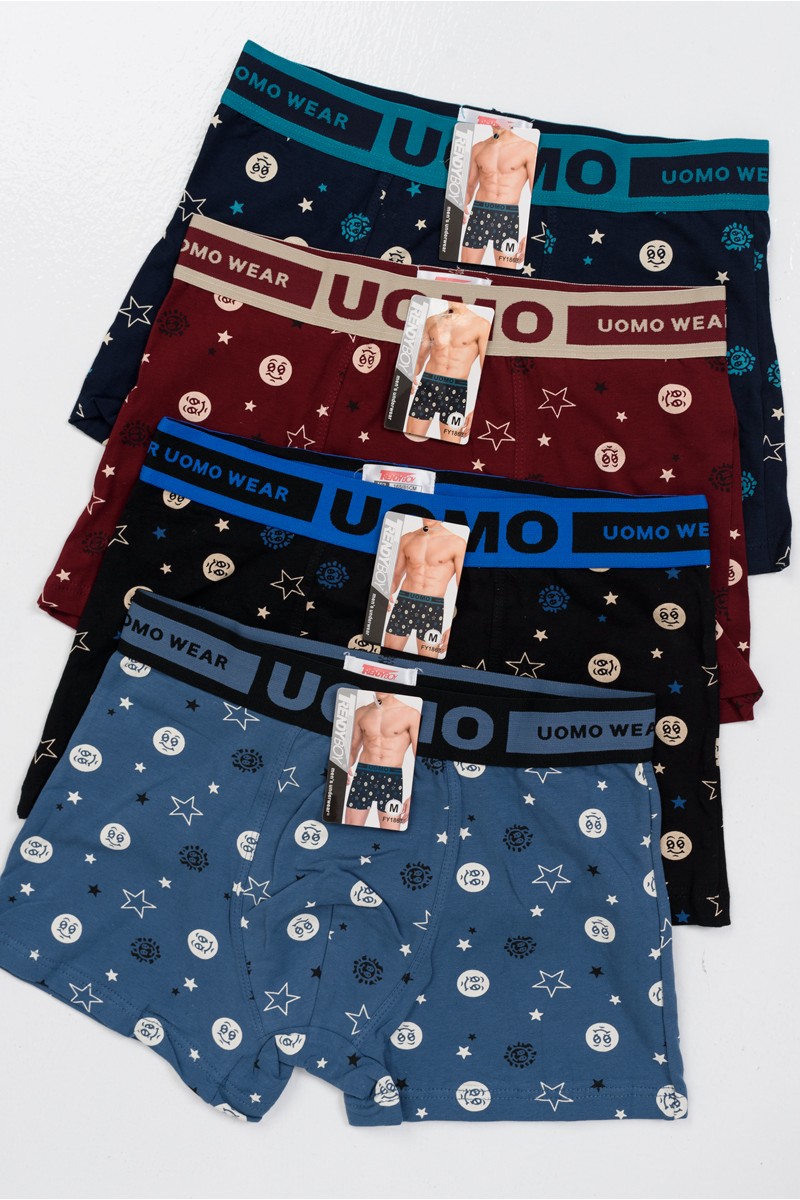 Aνδρικά Boxer UOMO 4 PACK FY1863 Aνδρικά Boxer UOMO 4 PACK FY1863