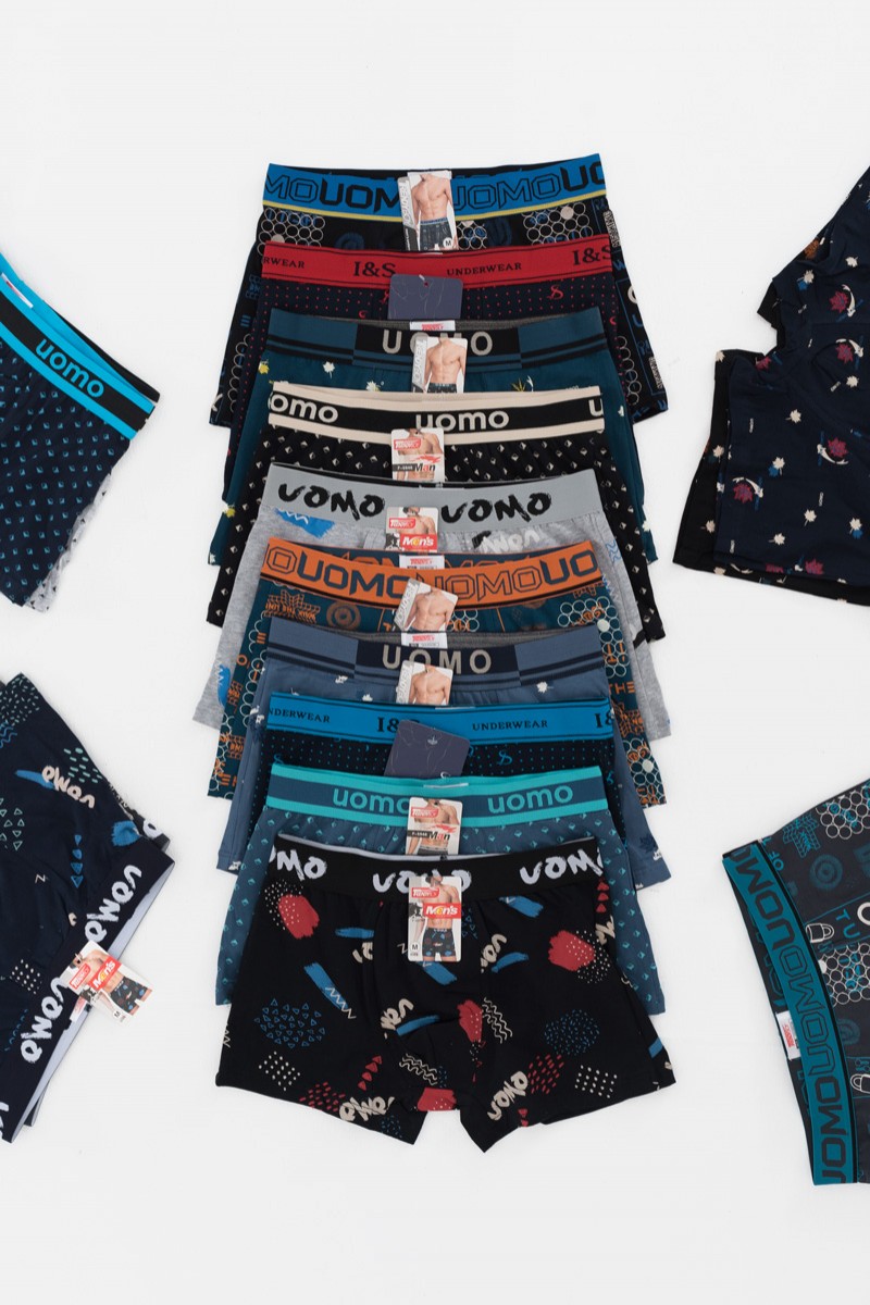 Ανδρικά Boxer Casual UOMO - Colors 10 Pack 101