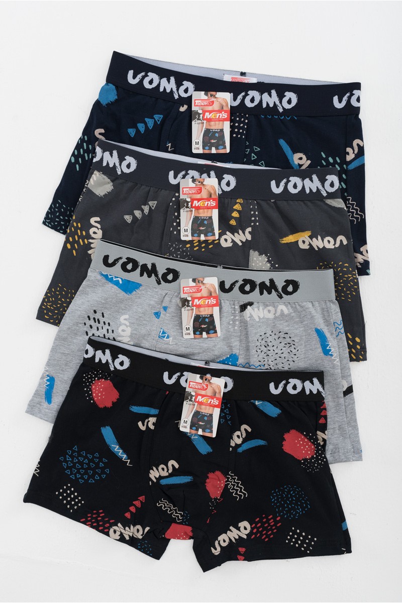 Aνδρικά εσώρουχα Boxer UOMO 4 PACK F-G5151 Aνδρικά εσώρουχα Boxer UOMO 4 PACK F-G5151