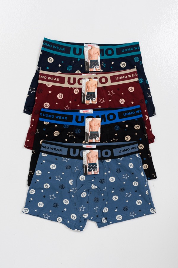Aνδρικά Boxer UOMO 4 PACK FY1863