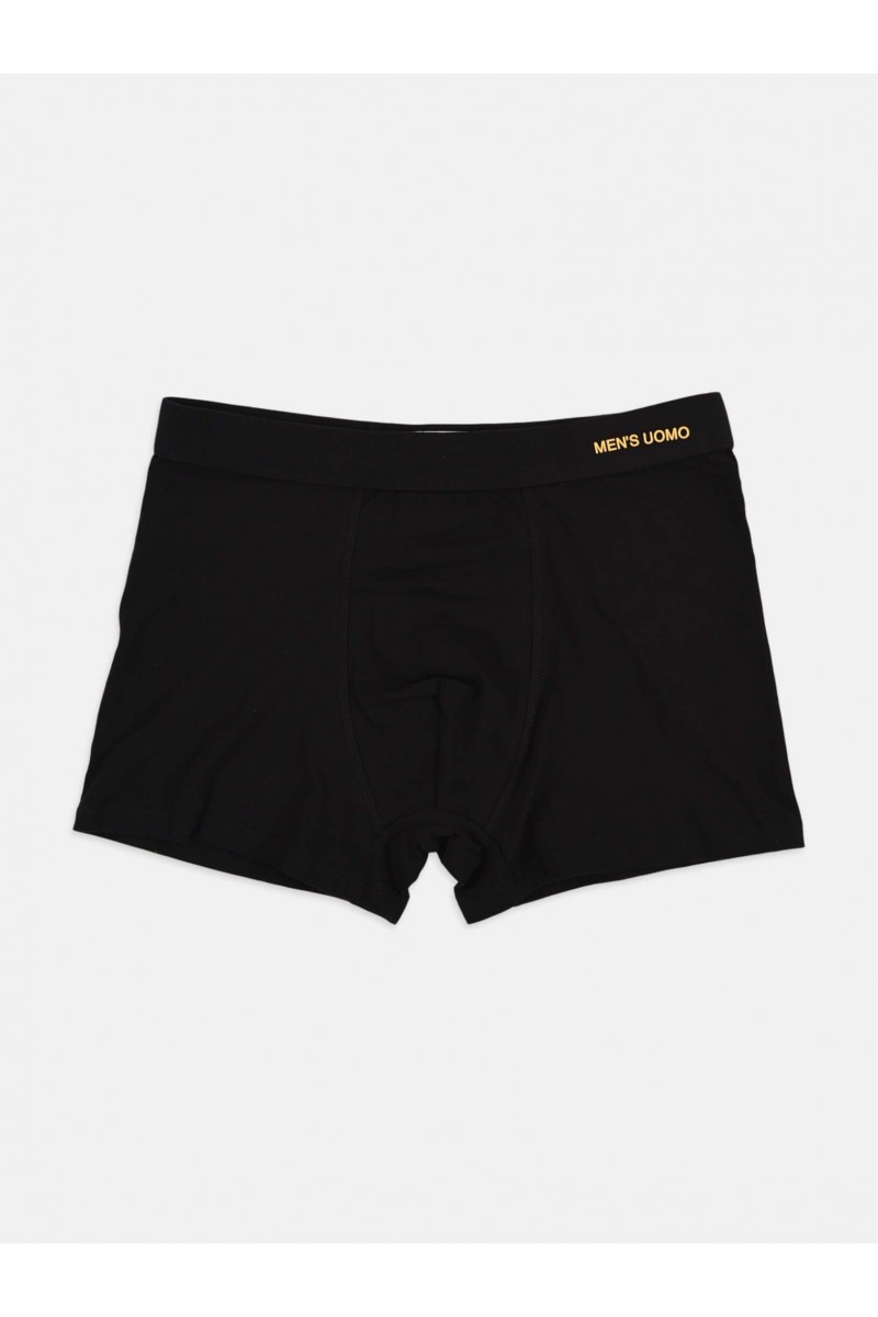 Ανδρικά Μπόξερ UOMO Μαύρο 3Pack Ανδρικά Μπόξερ UOMO Μαύρο 3Pack