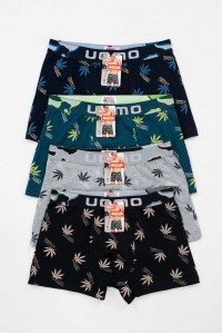 Aνδρικά Boxer UOMO Marijuana 4 Pack G5095 Aνδρικά Boxer UOMO Marijuana 4 Pack G5095