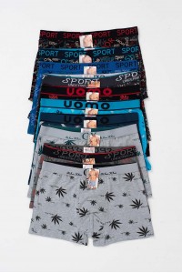 Ανδρικά Boxer Casual UOMO - Colors 10 Pack 101