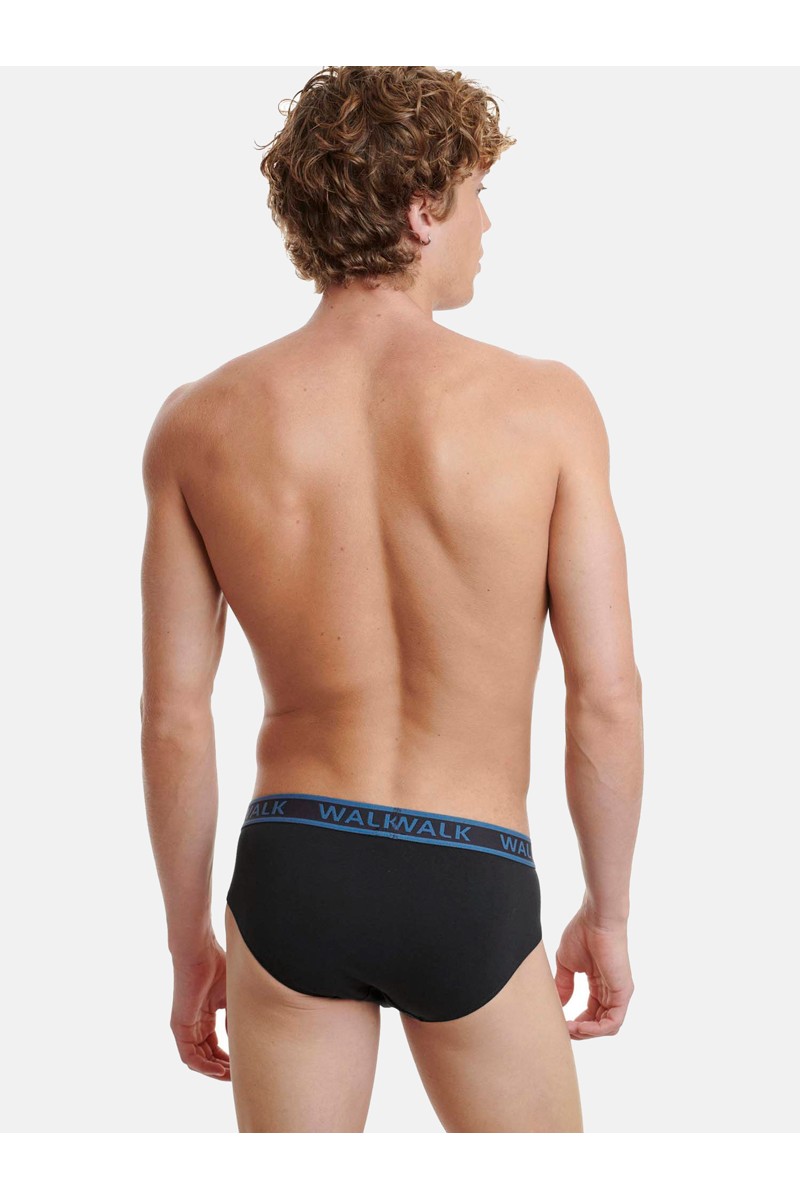 Ανδρικά εσώρουχα WALK Slip 2 PACK W1757 ΜΑΥΡΟ ΜΑΥΡΟ 2 Ανδρικά εσώρουχα WALK Slip 2 PACK W1757 ΜΑΥΡΟ ΜΑΥΡΟ 2