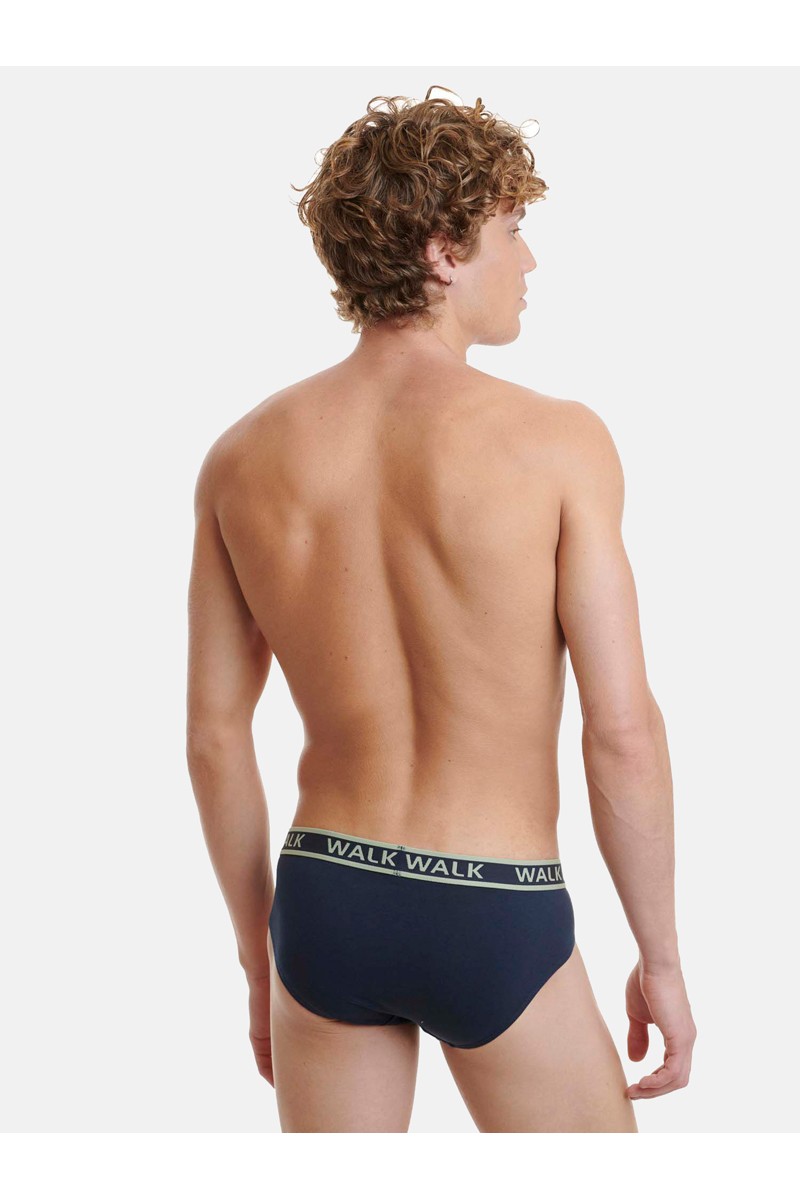 Ανδρικά εσώρουχα WALK Slip 2 PACK W1757 ΧΑΚΙ ΜΠΛΕ Ανδρικά εσώρουχα WALK Slip 2 PACK W1757 ΧΑΚΙ ΜΠΛΕ