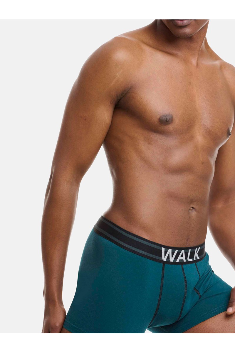 Ανδρικά εσώρουχα WALK Boxers 2 PACK W1762-3 ΜΑΥΡΟ ΒΕΡΑΜΑΝ Ανδρικά εσώρουχα WALK Boxers 2 PACK W1762-3 ΜΑΥΡΟ ΒΕΡΑΜΑΝ