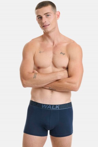 Ανδρικό Boxer WALK Βαμβακερό W1754 ΜΠΛΕ ΣΚΟΥΡΟ