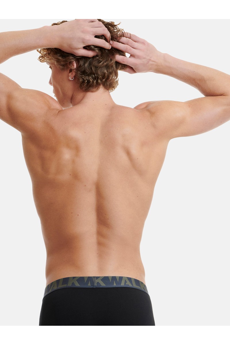 Ανδρικά εσώρουχα WALK Boxers 2 PACK W1755 Green Purple Ανδρικά εσώρουχα WALK Boxers 2 PACK W1755 Green Purple
