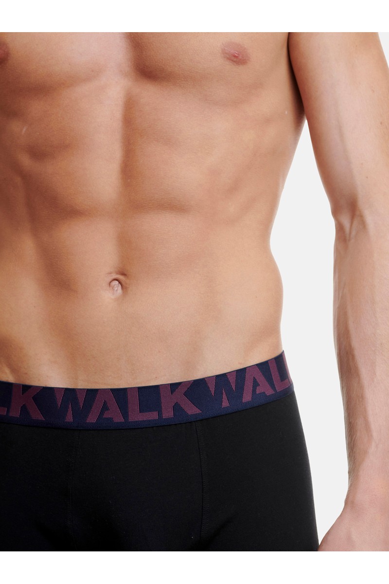 Ανδρικά εσώρουχα WALK Boxers 2 PACK W1755 Green Purple Ανδρικά εσώρουχα WALK Boxers 2 PACK W1755 Green Purple