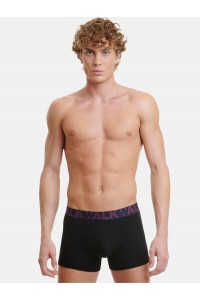 Ανδρικά εσώρουχα WALK Boxers 2 PACK W1755 Green Purple Ανδρικά εσώρουχα WALK Boxers 2 PACK W1755 Green Purple