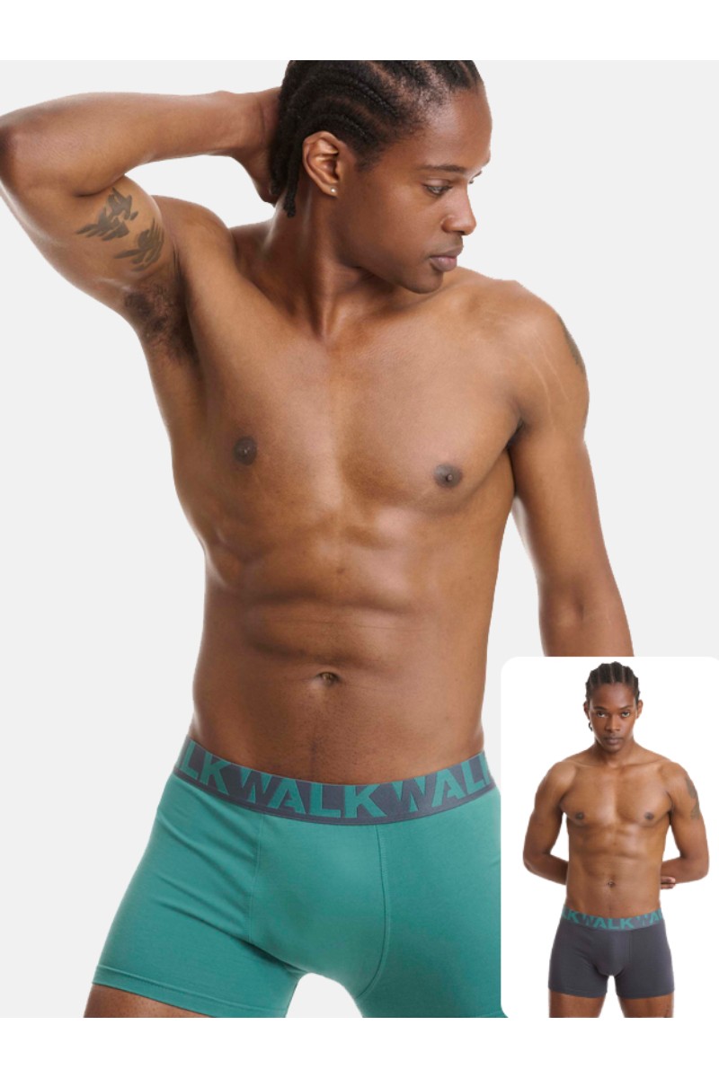Ανδρικά εσώρουχα WALK Boxers 2 PACK W1755-1 MULTICOLOR 1 Ανδρικά εσώρουχα WALK Boxers 2 PACK W1755-1 MULTICOLOR 1