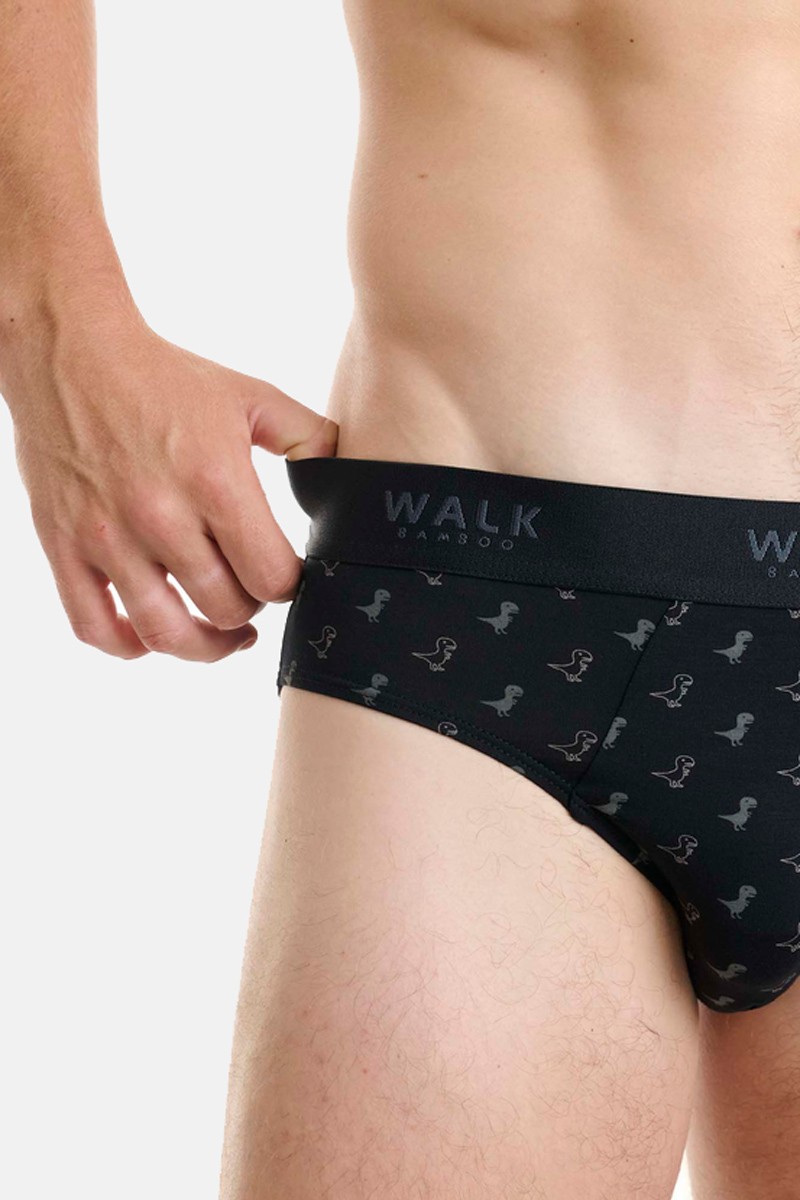 Ανδρικό Σλιπ BAMBOO WALK W1775-19 ΜΑΥΡΟ