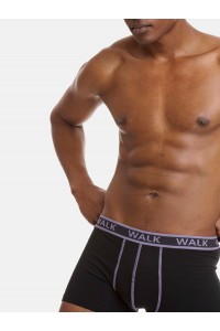 Ανδρικά εσώρουχα WALK Boxers 2 PACK W1756 ΜΑΥΡΟ ΜΑΥΡΟ Ανδρικά εσώρουχα WALK Boxers 2 PACK W1756 ΜΑΥΡΟ ΜΑΥΡΟ