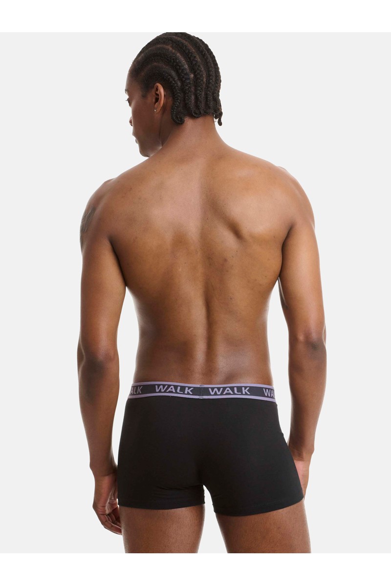 Ανδρικά εσώρουχα WALK Boxers 2 PACK W1756 ΜΑΥΡΟ ΜΑΥΡΟ Ανδρικά εσώρουχα WALK Boxers 2 PACK W1756 ΜΑΥΡΟ ΜΑΥΡΟ
