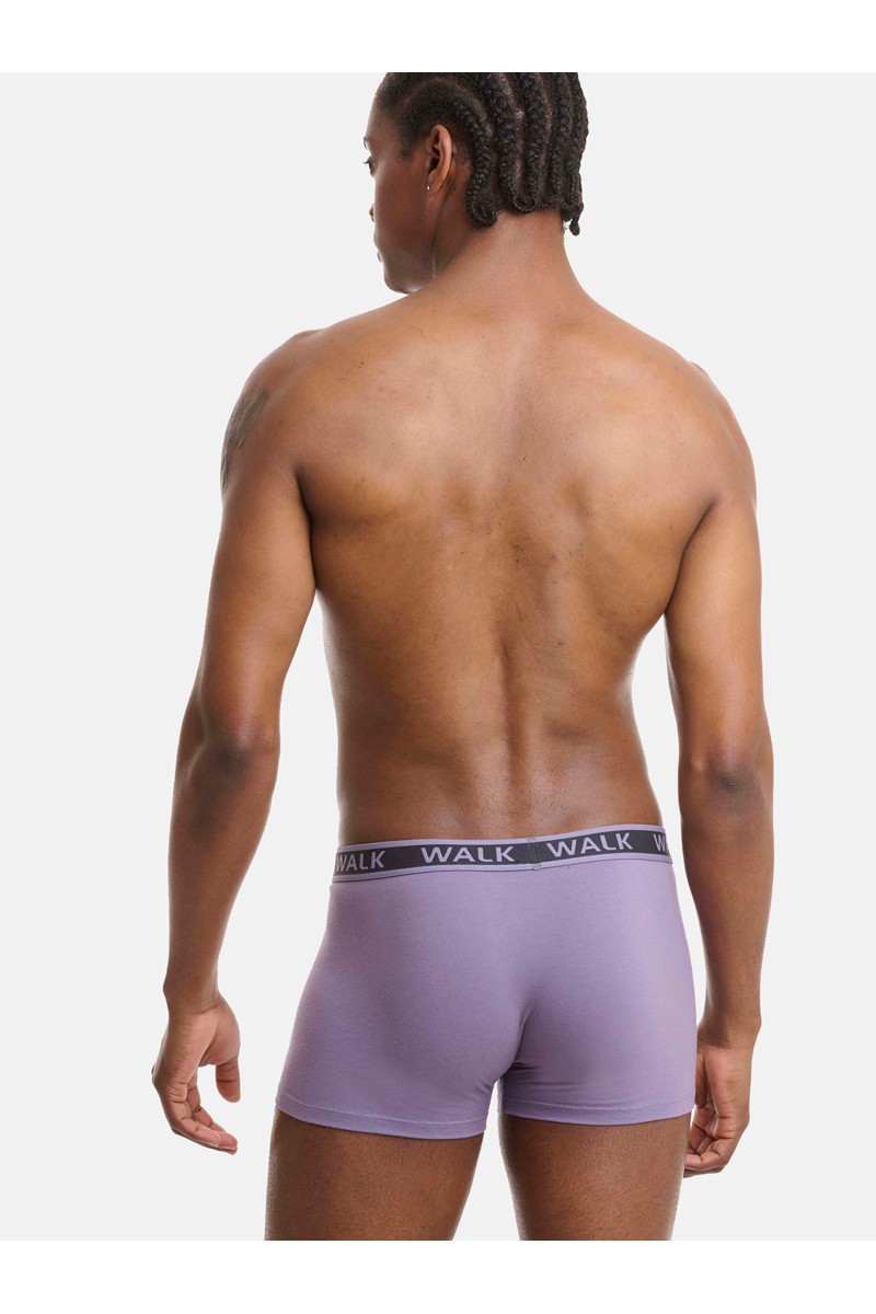 Ανδρικά εσώρουχα WALK Boxers 2 PACK W1756 ΑΝΘΡΑΚΙ ΜΩΒ Ανδρικά εσώρουχα WALK Boxers 2 PACK W1756 ΑΝΘΡΑΚΙ ΜΩΒ