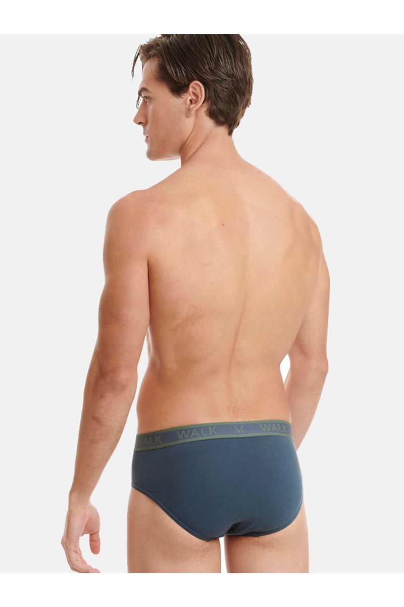 Ανδρικά εσώρουχα WALK Slip 2 PACK W1757_0324 ΜΠΛΕ ΣΚ ΧΑΚΙ Ανδρικά εσώρουχα WALK Slip 2 PACK W1757_0324 ΜΠΛΕ ΣΚ ΧΑΚΙ