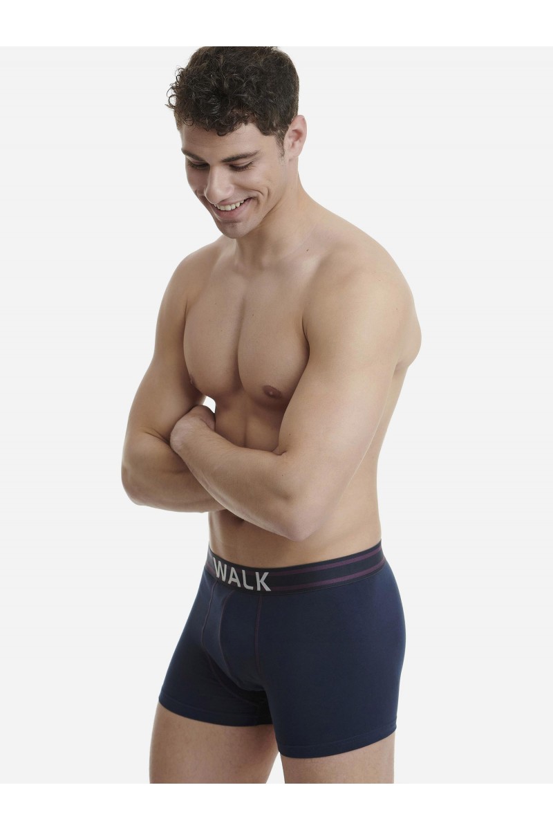 Ανδρικά εσώρουχα WALK Boxers 2 PACK W1762-3 ΜΠΟΡΝΤΟ ΜΠΛΕ ΣΚΟΥΡΟ Ανδρικά εσώρουχα WALK Boxers 2 PACK W1762-3 ΜΠΟΡΝΤΟ ΜΠΛΕ ΣΚΟΥΡΟ