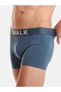 Ανδρικά εσώρουχα WALK Boxers 2 PACK W1762-3 ΜΠΛΕ ΣΚ ΧΑΚΙ