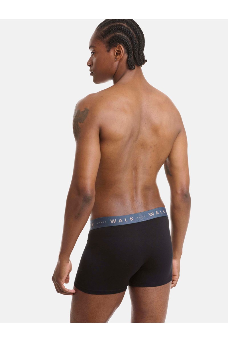 Εσώρουχα BAMBOO WALK Boxers 2 PACK W1776 ΜΑΥΡΟ ΜΑΥΡΟ