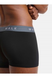 Εσώρουχα BAMBOO WALK Boxers 2 PACK W1776 ΜΑΥΡΟ ΜΑΥΡΟ