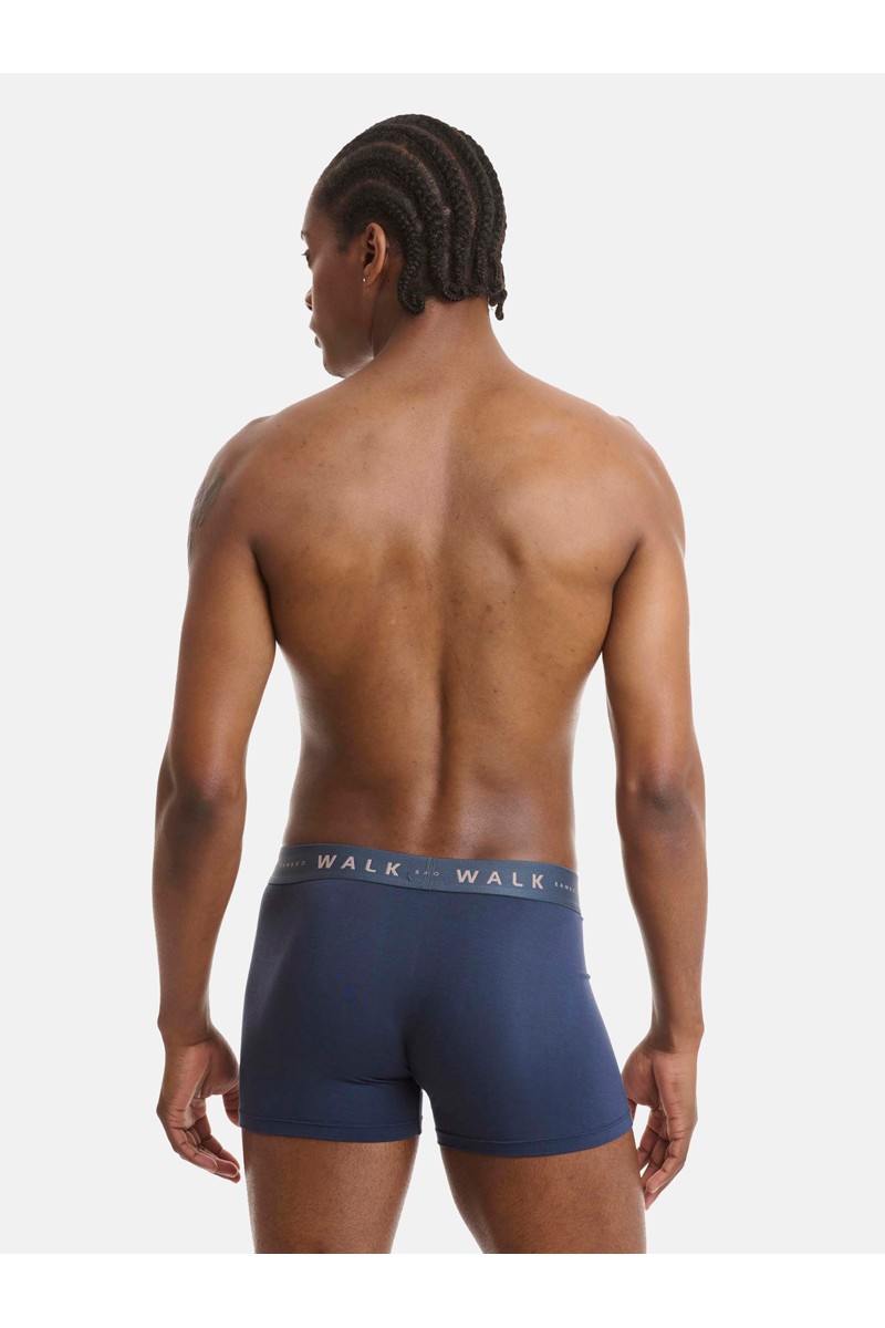 Εσώρουχα BAMBOO WALK Boxers 2 PACK W1776 ΜΠΛΕ ΤΑΜΠΑ