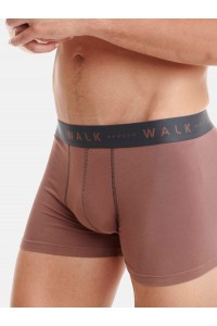 Εσώρουχα BAMBOO WALK Boxers 2 PACK  W1776-1017 ΓΚΡΙ ΣΚΟΥΡΟ ΣΟΚΟΛΑ