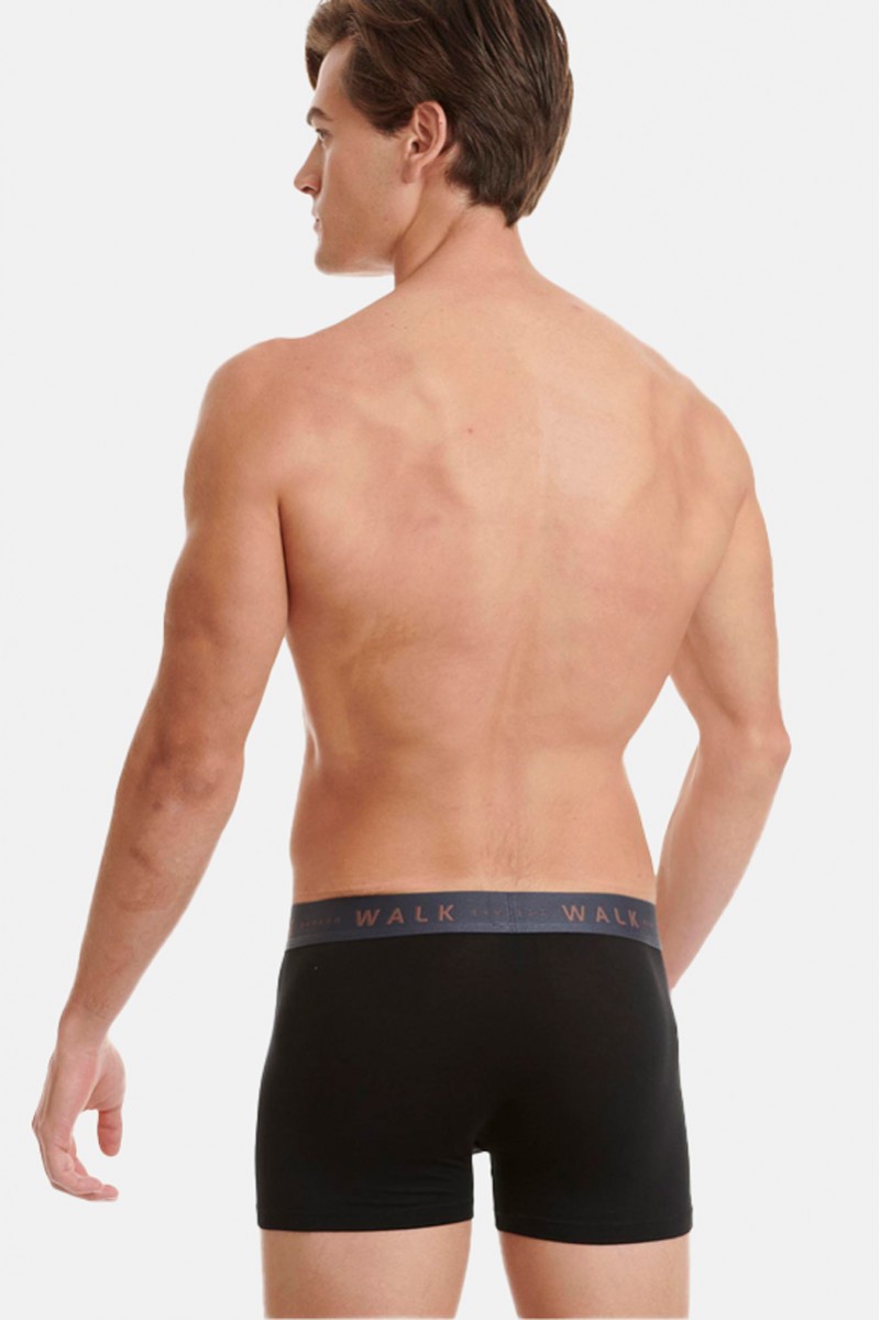 Εσώρουχα BAMBOO WALK Boxers 2 PACK W1776 BLACK BLACK