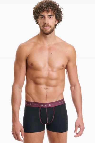 Εσώρουχα BAMBOO WALK Boxers 2 PACK W1776_0202 ΜΑΥΡΟ ΜΑΥΡΟ