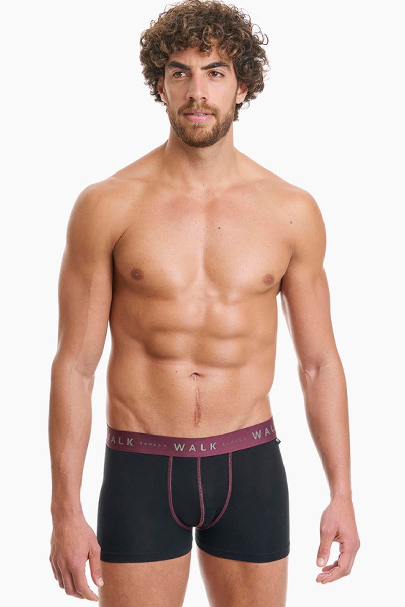 Εσώρουχα BAMBOO WALK Boxers 2 PACK W1776_0202 ΜΑΥΡΟ ΜΑΥΡΟ