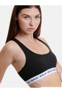 Αθλητικό bralette με λάστιχο και φαρδιά τιράντα WALK W2251