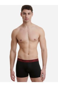 Ανδρικά εσώρουχα WALK Boxers 3 PACK W1753-3 ΜΑΥΡΟ