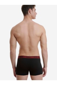 Ανδρικά εσώρουχα WALK Boxers 3 PACK W1753-3 ΜΑΥΡΟ