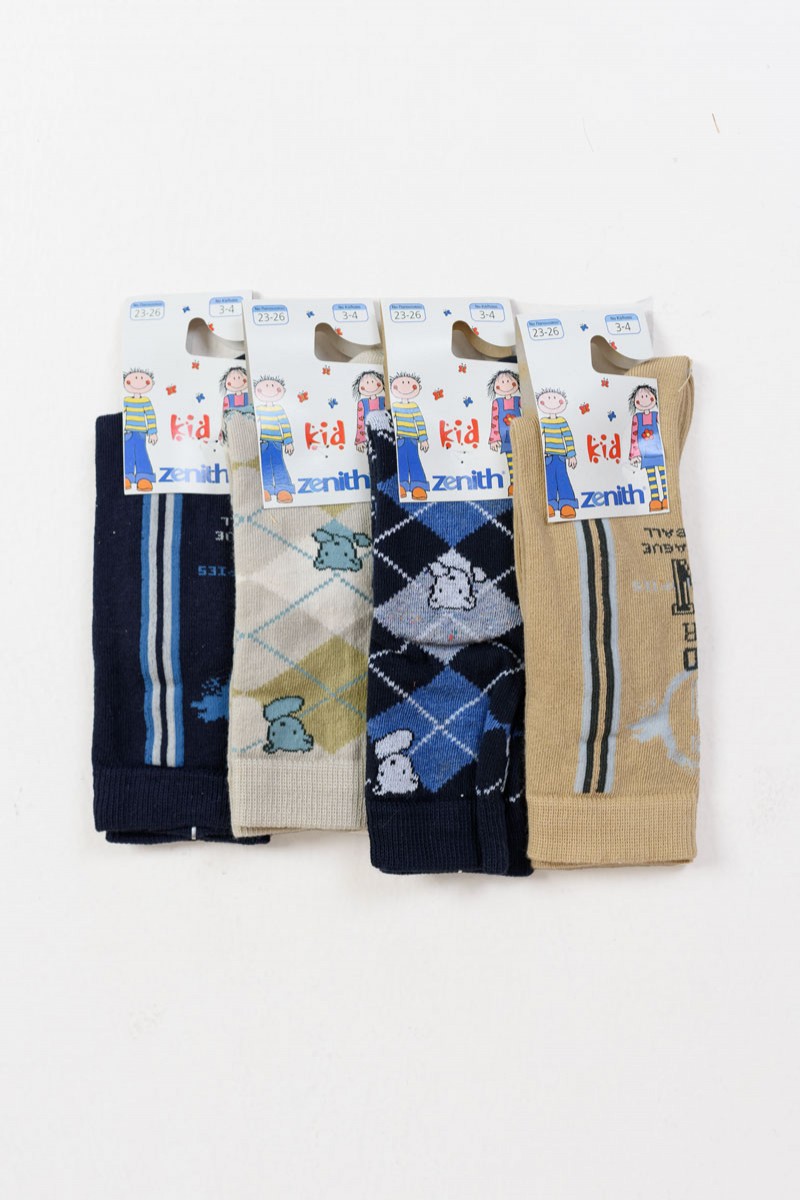 Βαμβακερές κάλτσες ΖΕΝΙΘ 4 Pack Combo 8068-1