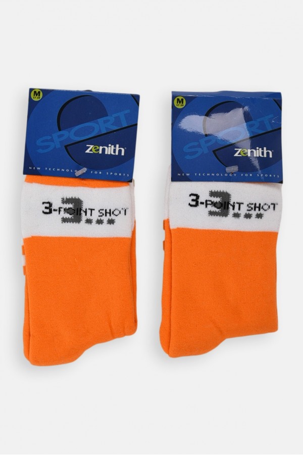 Athletic Socks for Women ZENITH Orange 2 Pack