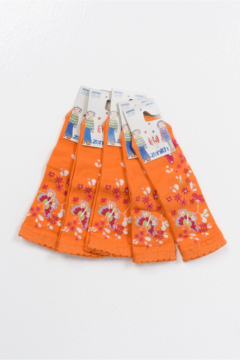 Παιδικές κάλτσες ΖΕΝΙΘ Orange 5 Pack Ημίκοντες 8076 Παιδικές κάλτσες ΖΕΝΙΘ Orange 5 Pack Ημίκοντες 8076