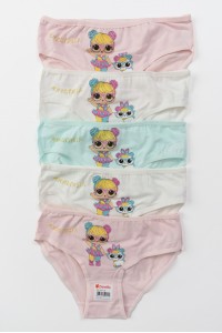 Παιδικά εσώρουχα κορίτσι DONELLA 5 Pack 4171LG Παιδικά εσώρουχα κορίτσι DONELLA 5 Pack 4171LG