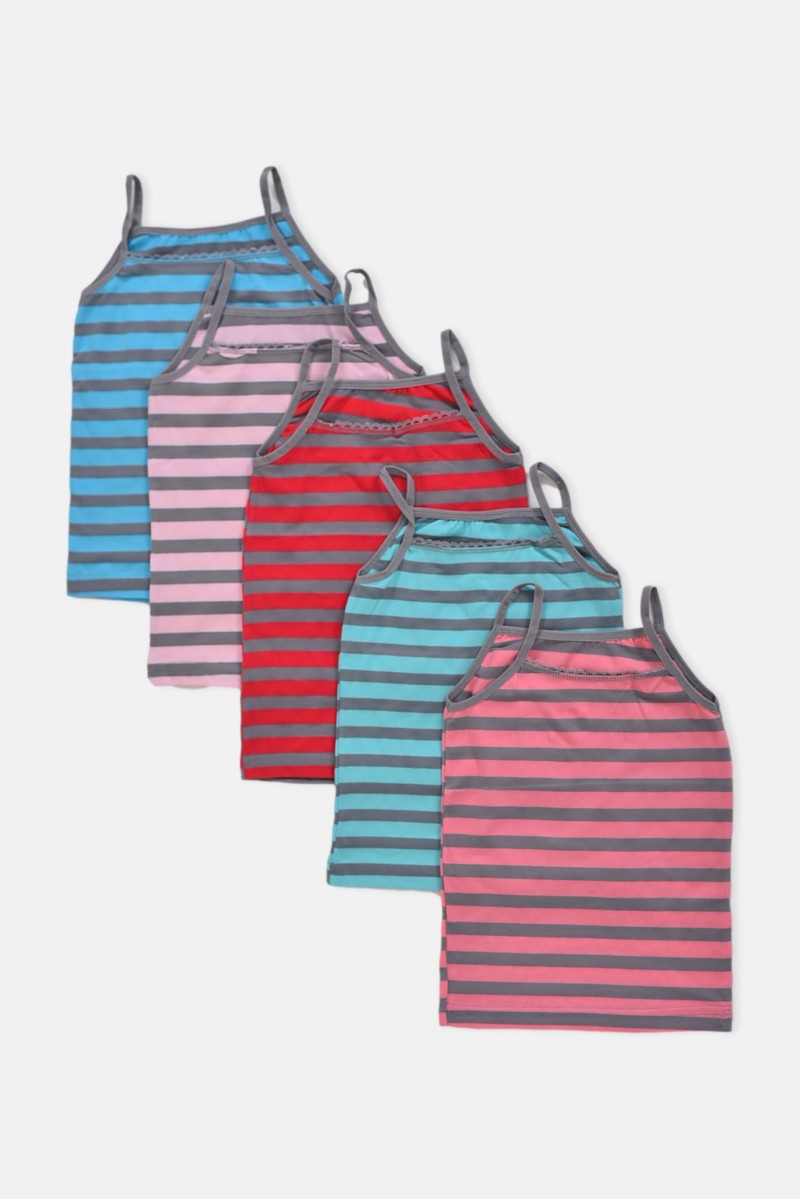 Παιδικά φανελάκια DONELLA Girl Ριγέ 5 Pack Παιδικά φανελάκια DONELLA Girl Ριγέ 5 Pack