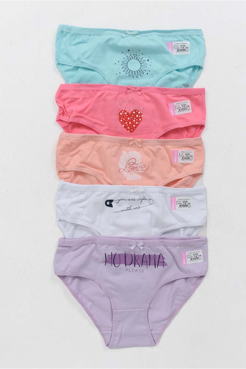 Εφηβικά εσώρουχα DONELLA 5PACK 3326 Εφηβικά εσώρουχα DONELLA 5PACK 3326