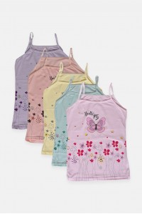 Παιδικά φανελάκια DONELLA Girl Butterfly 5 Pack