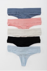 Βαμβακερά εσώρουχα DONELLA String 5 Pack 2411Y3 Βαμβακερά εσώρουχα DONELLA String 5 Pack 2411Y3