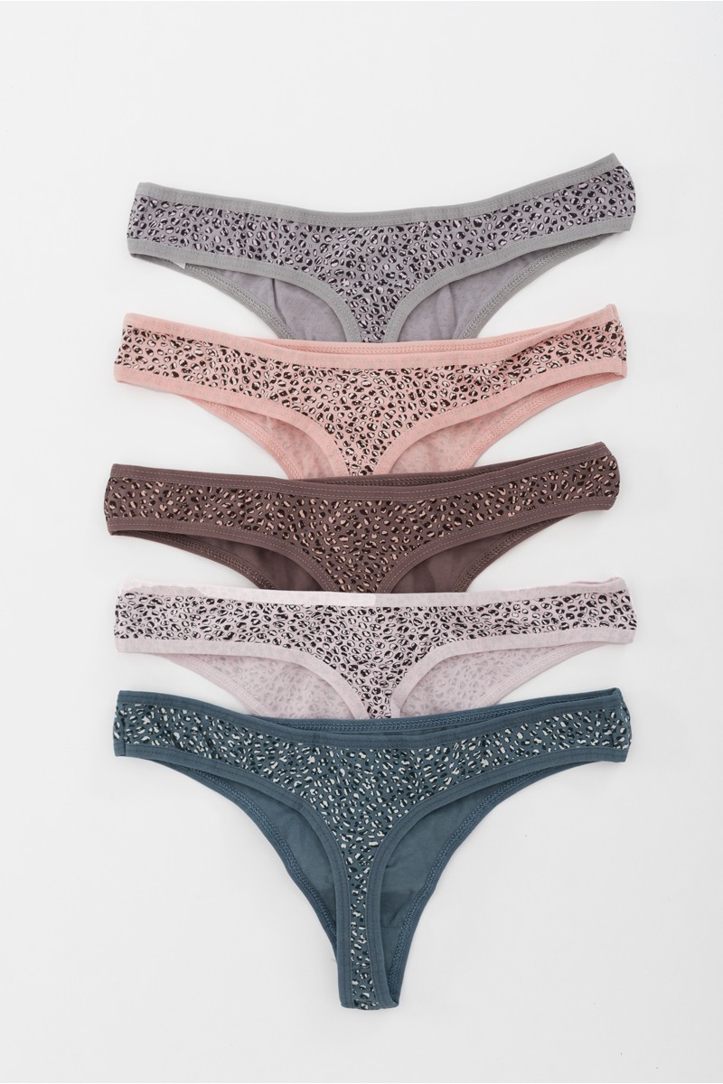 Βαμβακερά εσώρουχα DONELLA String 5 Pack 242202 Βαμβακερά εσώρουχα DONELLA String 5 Pack 242202
