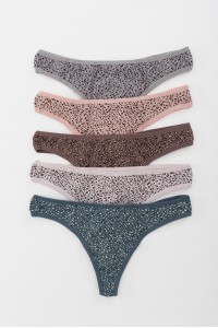 Βαμβακερά εσώρουχα DONELLA String 5 Pack 242202 Βαμβακερά εσώρουχα DONELLA String 5 Pack 242202