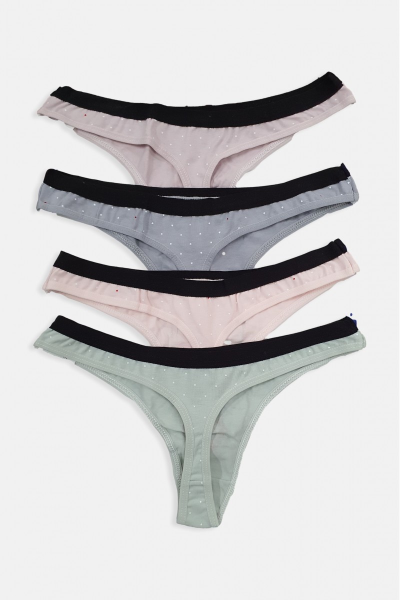 Εσώρουχα string Donella PARIS 4 Pack Εσώρουχα string Donella PARIS 4 Pack