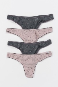 Βαμβακερά εσώρουχα DONELLA String 4 Pack 24940 Βαμβακερά εσώρουχα DONELLA String 4 Pack 24940